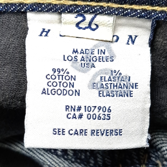 Hudson Darkwash Low Rise Crop Jeans - Picture 6 of 7
